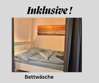 Ein Bett oder Betten in einem Zimmer der Unterkunft Gemütlich 5, Netflix und Kaffee frei, Parken vor der Tür