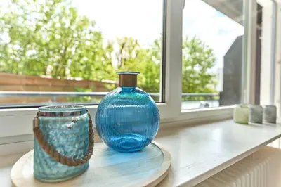 Ein Balkon oder eine Terrasse in der Unterkunft Haus SeeZeit Appartement 03