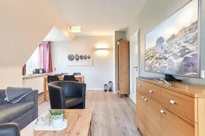 TV/Unterhaltungsangebot in der Unterkunft Haus SeeZeit Appartement 07