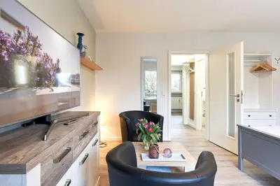 Küche/Küchenzeile in der Unterkunft Haus SeeZeit Appartement 06