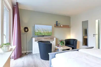 Küche/Küchenzeile in der Unterkunft Haus SeeZeit Appartement 06