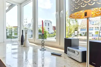 TV/Unterhaltungsangebot in der Unterkunft Haus SeeZeit Appartement 05
