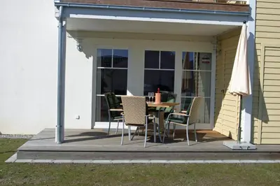 Das Gebäude in dem sich die Ferienwohnung befindet