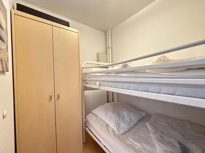 Ein Bett oder Betten in einem Zimmer der Unterkunft Strandresidenz Sierksdorf Strandresidenz 1