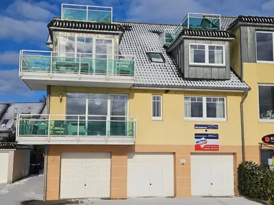 Das Gebäude in dem sich die Ferienwohnung befindet
