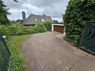 Ein Garten an der Unterkunft Ostseepanorama