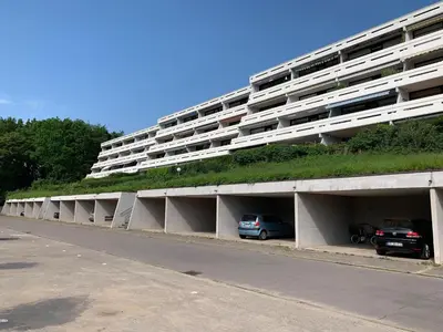 Das Gebäude in dem sich die Ferienwohnung befindet