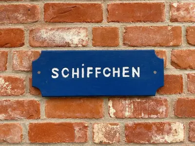 Ein Zertifikat, Auszeichnung, Logo oder anderes Dokument, das in der Unterkunft Haus Schiffchen ausgestellt ist