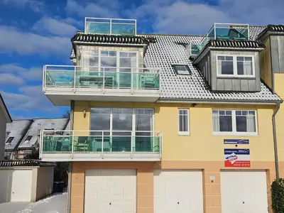 Das Gebäude in dem sich die Ferienwohnung befindet