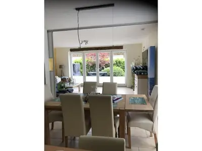 Ein Sitzbereich in der Unterkunft House 4seasons Scharbeutz