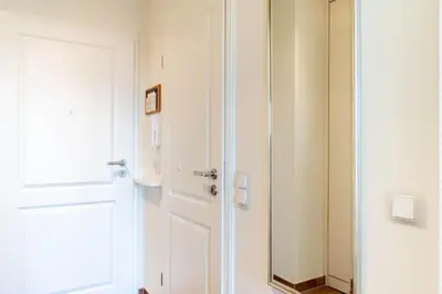 Ein Badezimmer in der Unterkunft Moderne Kurparkresidenz Whg. 12