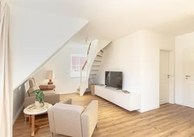 TV/Unterhaltungsangebot in der Unterkunft Ferienwohnung Lütt Strandhuus - Scharbeutz