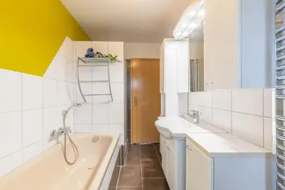 Ein Badezimmer in der Unterkunft Ferienwohnung Erika