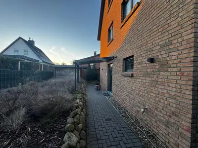 Das Gebäude in dem sich die Ferienwohnung befindet