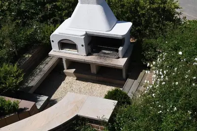 Ein Garten an der Unterkunft Ferienhaus 