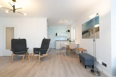 Küche/Küchenzeile in der Unterkunft Wohnung 10