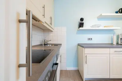 Küche/Küchenzeile in der Unterkunft Wohnung 10