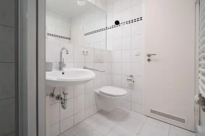Ein Badezimmer in der Unterkunft Wohnung 10