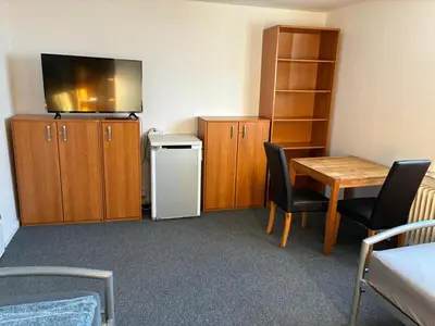 Küche/Küchenzeile in der Unterkunft Freundliche Monteurwohnung