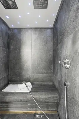 Ein Badezimmer in der Unterkunft Ferienwohnung 