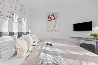 TV/Unterhaltungsangebot in der Unterkunft Ferienwohnung 