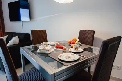 Essen in der Ferienwohnung oder in der Nähe
