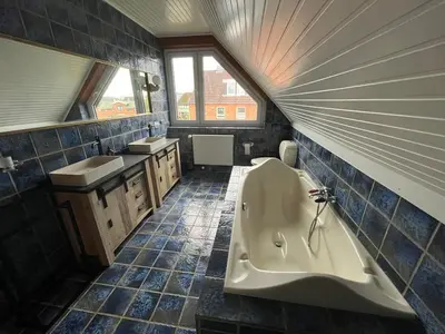 Ein Badezimmer in der Unterkunft Familiennest