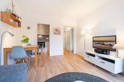 Küche/Küchenzeile in der Unterkunft Haus Carpe Diem Strandnest