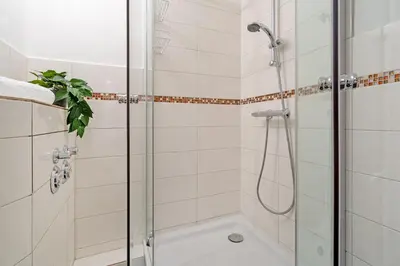 Ein Badezimmer in der Unterkunft Haus Carpe Diem Strandnest
