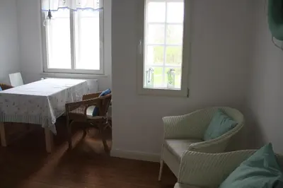 Ein Bett oder Betten in einem Zimmer der Unterkunft Bootshaus