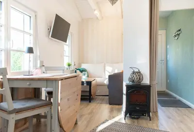 TV/Unterhaltungsangebot in der Unterkunft Ferienbungalow Kleine Hummelkate