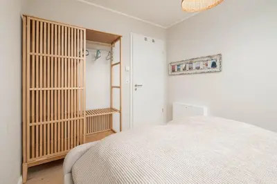 Ein Bett oder Betten in einem Zimmer der Unterkunft Meerlust