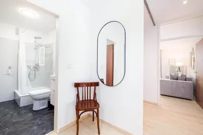 Ein Badezimmer in der Unterkunft Haus Boy, App 2