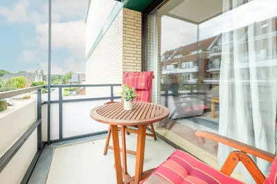 Ein Balkon oder eine Terrasse in der Unterkunft Haus Boy, App 2