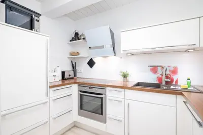 Küche/Küchenzeile in der Unterkunft Strandhus Matrose