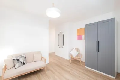 Ein Sitzbereich in der Unterkunft Haus Boy, Penthouse Nr 11