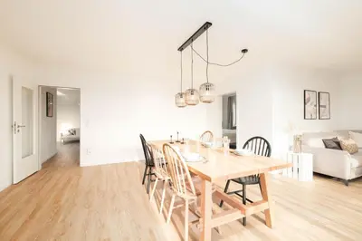 Ein Sitzbereich in der Unterkunft Haus Boy, Penthouse Nr 11