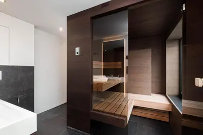Ein Bett oder Betten in einem Zimmer der Unterkunft Villa COAST