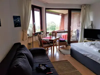 Ein Bett oder Betten in einem Zimmer der Unterkunft Apartment Gesamte Wohnung in Alt Travemünde-Rönnau by Interhome
