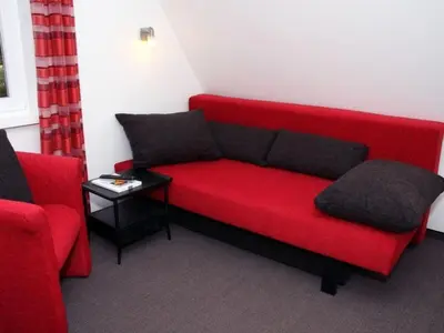 Ein Sitzbereich in der Unterkunft Holiday Home Villa DUXCAAR by Interhome