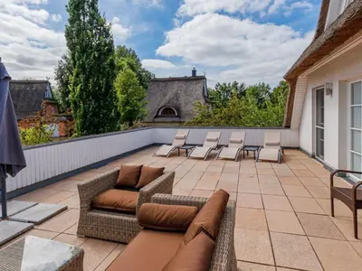 Ein Sitzbereich in der Unterkunft Holiday Home Villa DUXCAAR by Interhome