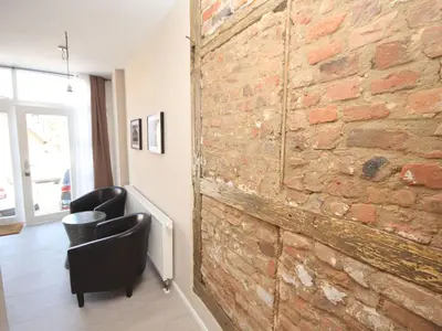 Ein Sitzbereich in der Unterkunft Apartment Wohnung in Bad Segeberg mit Terrasse by Interhome