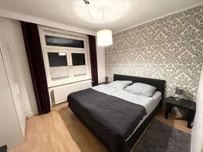 Ein Bett oder Betten in einem Zimmer der Unterkunft Apartment Wohnung in Bad Segeberg mit Terrasse by Interhome