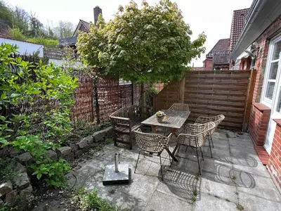 Ein Garten an der Unterkunft Apartment Wohnung in Bad Segeberg mit Terrasse by Interhome