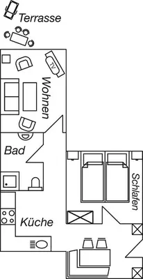 Grundriss der Unterkunft Objekt-Nr 283 - Ort - St -Jürgen-Straße