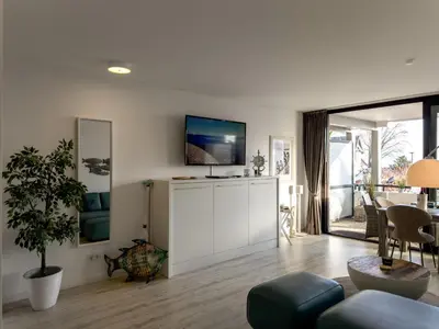 Ein Sitzbereich in der Unterkunft Objekt-Nr 246 - Strand - Kaiserallee