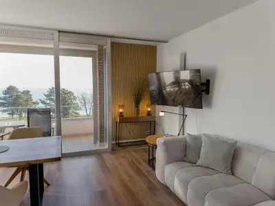 Ein Sitzbereich in der Unterkunft Objekt-Nr 182 - Strand - Kaiserallee