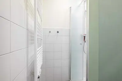 Ein Badezimmer in der Unterkunft Goldstück