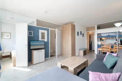 Ein Sitzbereich in der Unterkunft Ostseeparadies Magic