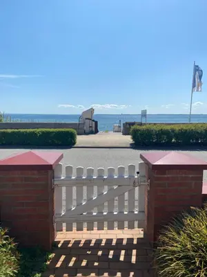 Ein allgemeiner Meerblick oder ein Meerblick von der Ferienwohnung aus